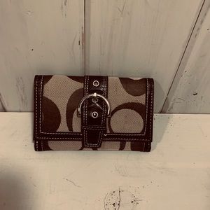 Brown coach wallet